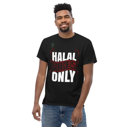 Men & classic tee | Halal vibes only