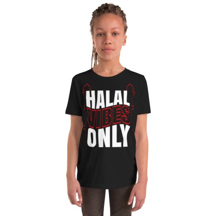 Halal Vibes Only Youth Short Sleeve T-Shirt